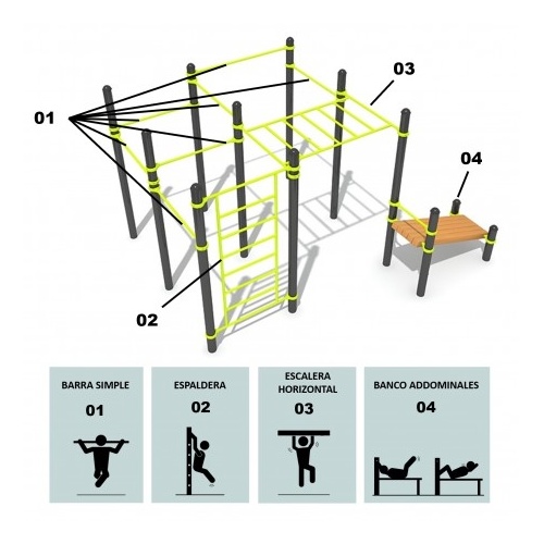 circuito-calistenia-barras-escalera-horizontal-espaldera-banco-10-posiciones-12-anclajes_1