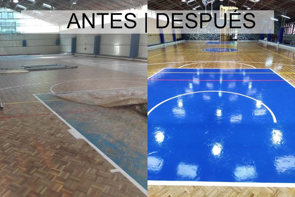 Pintura y demarcación de canchas